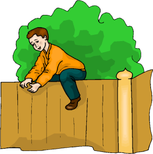 boy-climb-the-fence-free-clipart